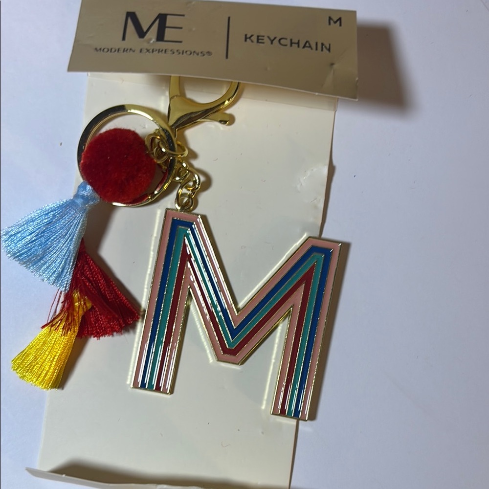 Expressions Red and Blue Key & Card Holder